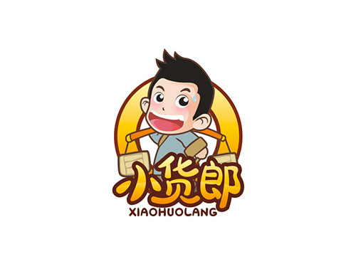 小貨郎電商平臺標(biāo)志設(shè)計(jì)